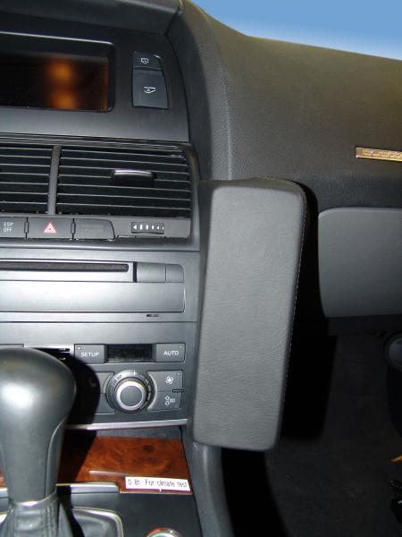 KUDA Phone console fit for Audi Q7 (Typ 4L) from 03/06 - 03/2015 artificial leather black