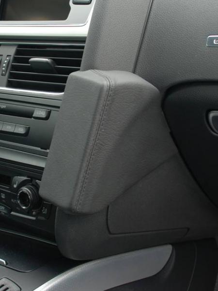 KUDA Telefonkonsole passend für Audi A4 (B8) ab 11/2007 Leder schwarz