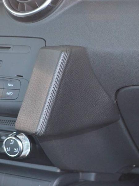 KUDA Phone console fit for Audi A1 from 09/2010 artificial leather black