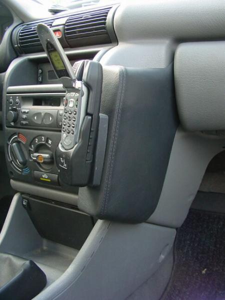 KUDA Phone console fit for Opel Astra F upto 11/97 artificial leather black