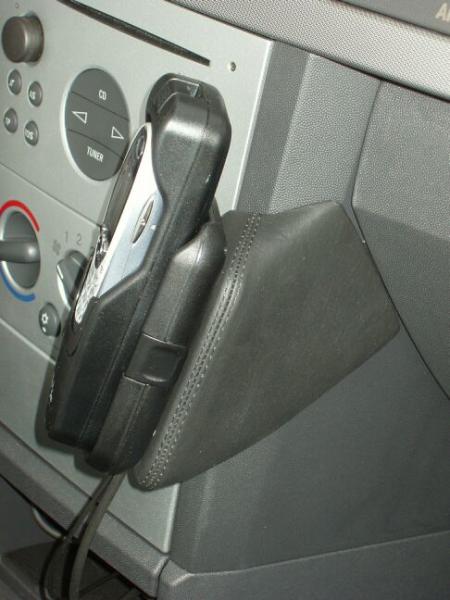 KUDA Telefonkonsole passend für Opel Meriva ab 05/03 Kunstleder schwarz
