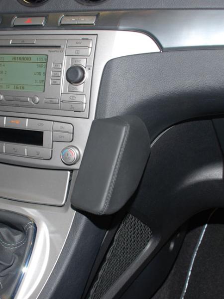 KUDA Phone console fit for VW Sharan Ford Galaxy / S-Max from 05/2006 - 2015 real leather black