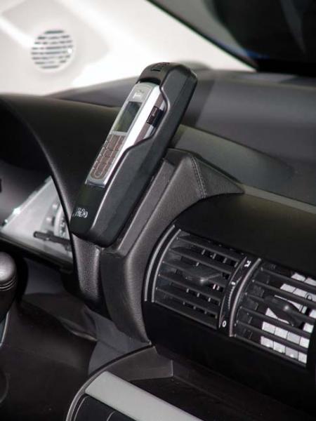 KUDA Telefonkonsole passend für VW Fox ab 04/05 Leder schwarz