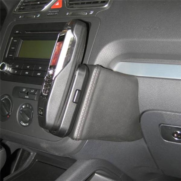 KUDA Telefonkonsole passend für VW Eos ab 05/06 / Scirocco 08/08 Leder schwarz