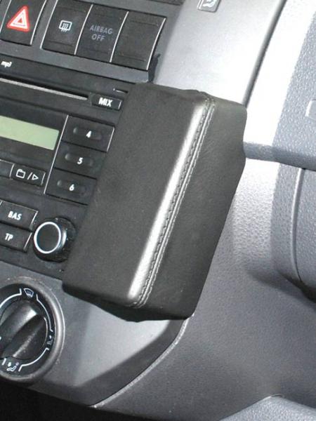 KUDA Telefonkonsole passend für VW Polo 9N ab 11/01 - 06/09 (Montage oben) Kunstleder schwarz