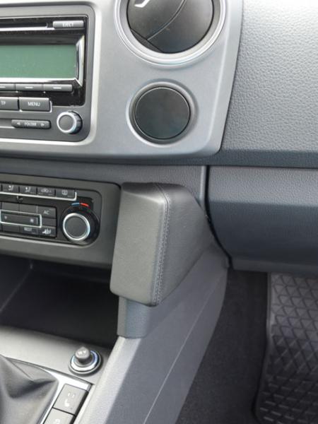 KUDA Phone console fit for VW Amarok 2010 - 2017 artificial leather black