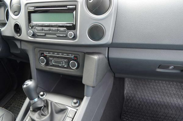 KUDA Phone console fit for VW Amarok 2010 - 2017 artificial leather black