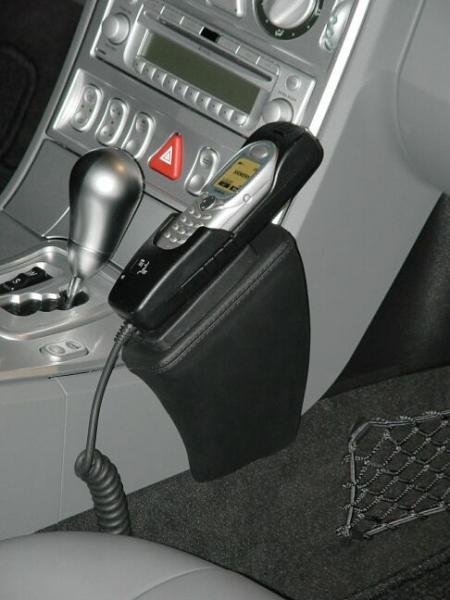 KUDA Telefonkonsole passend für Chrysler Crossfire ab 10/03 (USA und D Modelle) Leder schwarz