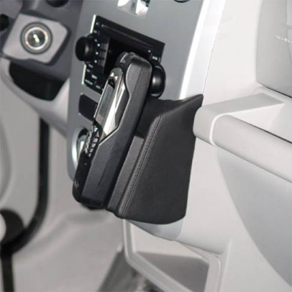 KUDA Telefonkonsole passend für Chrysler PT Cruiser ab 2006 Kunstleder schwarz