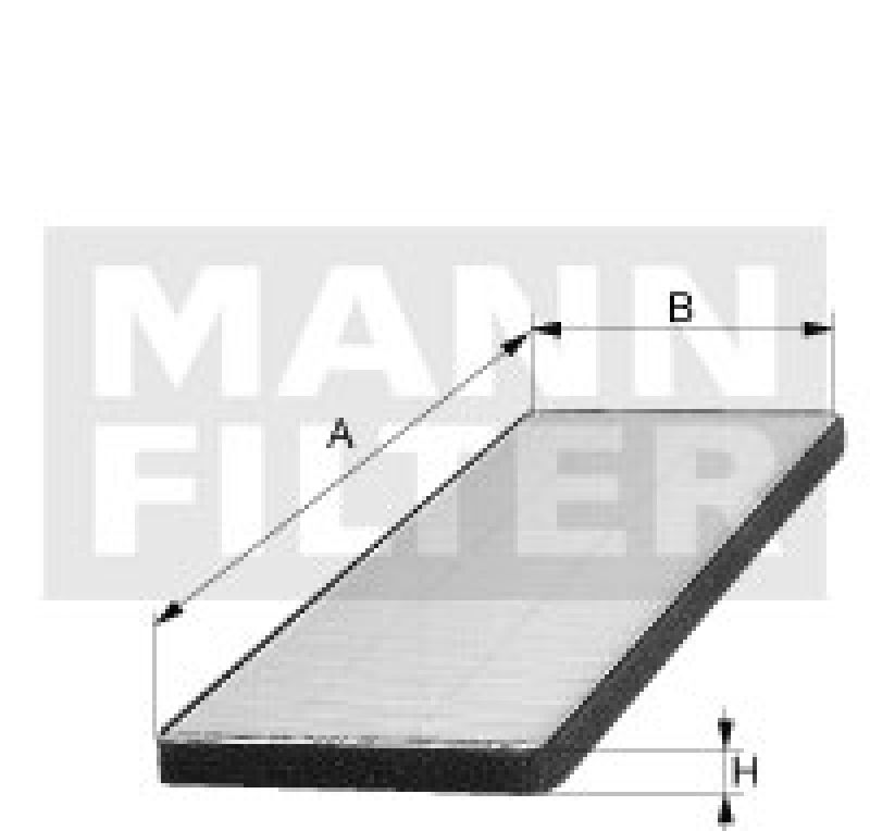 Microfilter with Activated Carbon Audi Skoda VW
