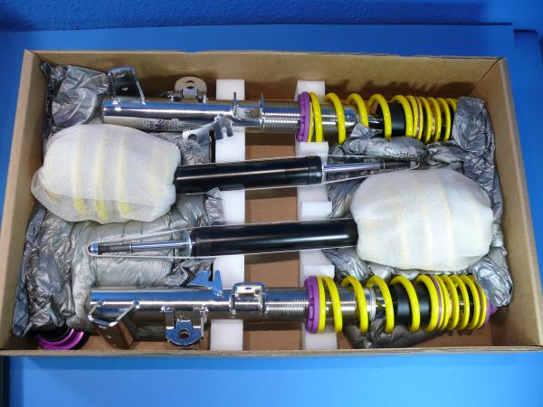 KW Gewindefahrwerk V1 inox passend für BMW 3er E36 alle nicht Compact/M3