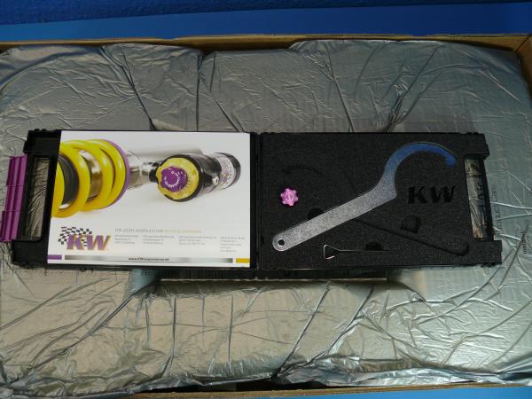 KW Gewindefahrwerk V1 inox passend für BMW 3er E36 alle nicht Compact/M3