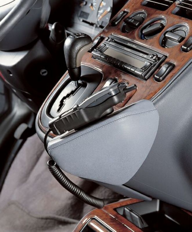 KUDA Telefonkonsole passend für Mercedes V-Klasse/Vito ab 1996 - 08/03 Kunstleder schwarz