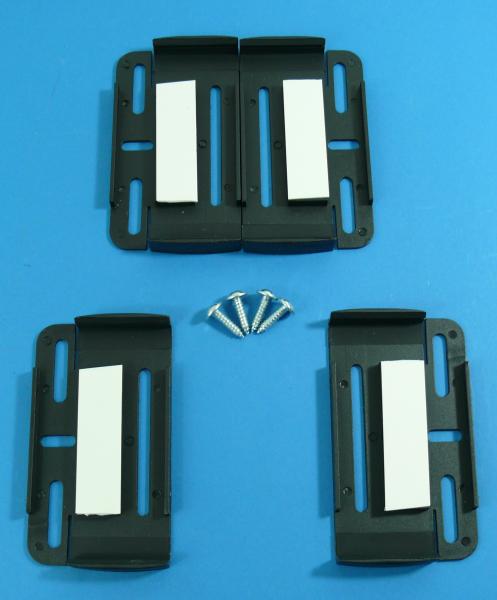 Simple-Fix Kennzeichenhalter rahmenlos, schwarz, Nummernschild