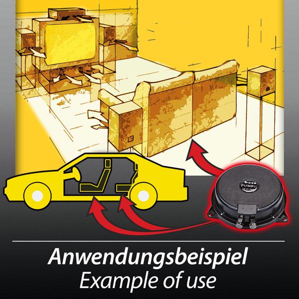 SinusLive bassPUMP, Körperschallerzeuger 4 Ohm