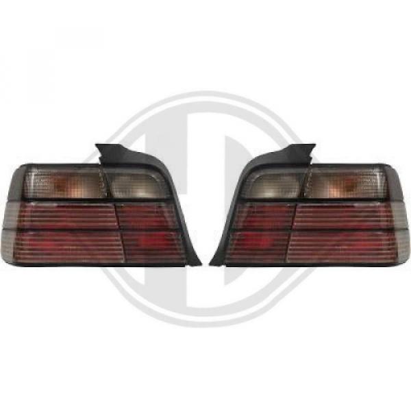 Rückleuchten schwarz passend für BMW 3er E36 Limousine