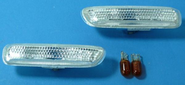 Seitenblinker weiss passend für BMW 3er E46 Limousine Touring Compact Coupe Cabrio