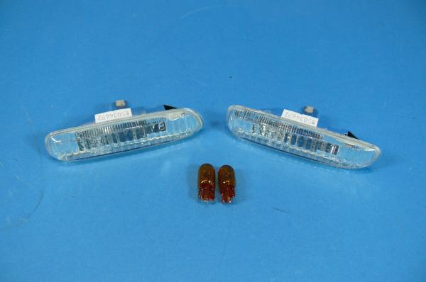 Side indicator clear/chrome fit for BMW 3er E46 Sedan Touring Compact Coupé Convertible