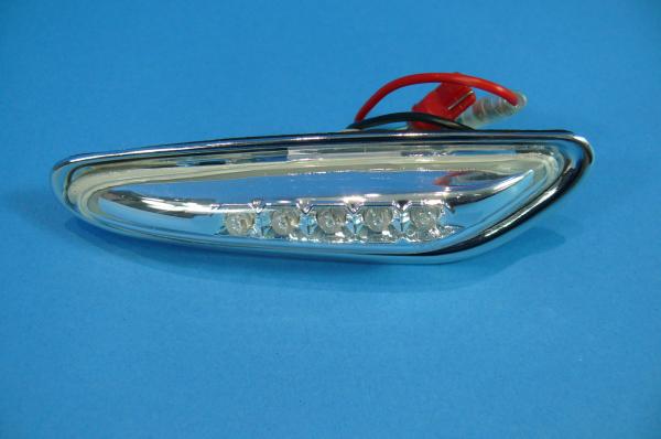 Seitenblinker LED klar/chrom passend für BMW 3er E46 Bj.01-05 E60 E61 X3 E83