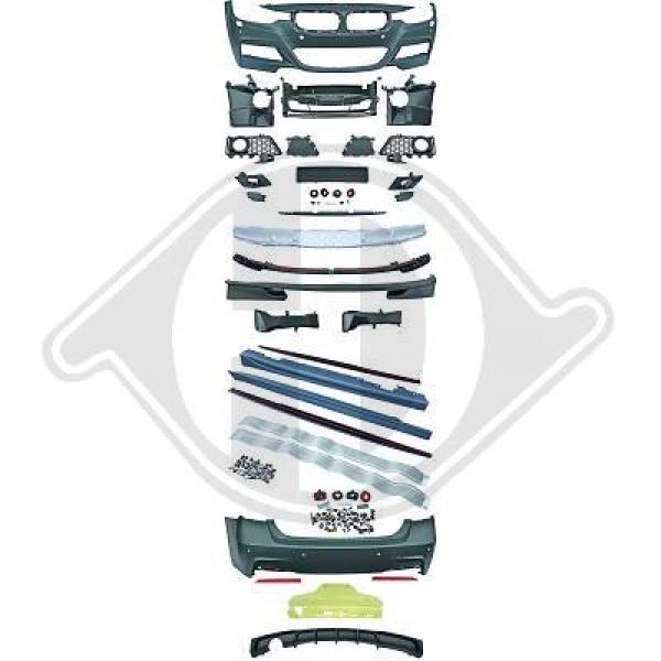 Bumpers Set fit for BMW 3er F30 Bj. 11 - 06/15