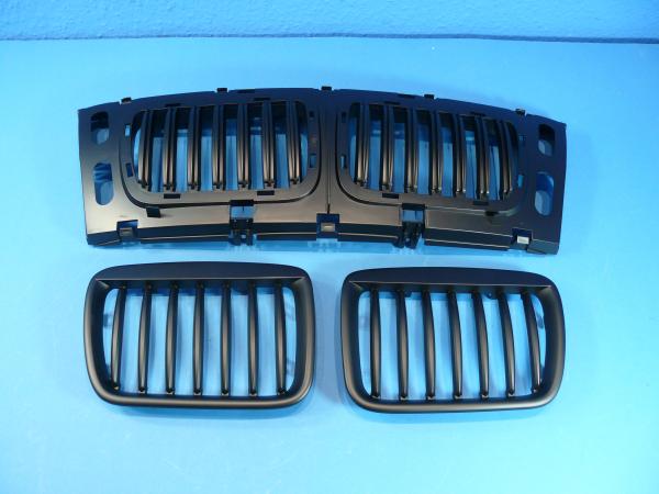 Shadow-Line Niere SCHWARZ passend für BMW 5er E34 alle ab 9/94 und V8