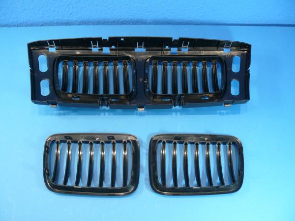 Shadow-Line Niere SCHWARZ passend für BMW 5er E34 alle ab 9/94 und V8