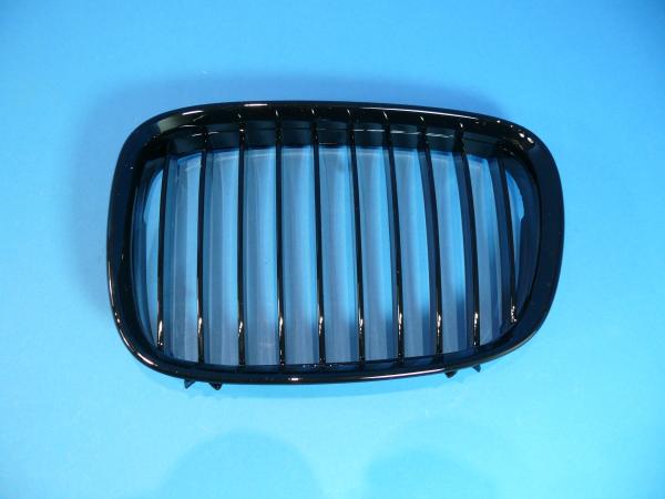 Shadow-Line Niere schwarz GLÄNZEND passend für BMW 5er E39 Bj. 95-03