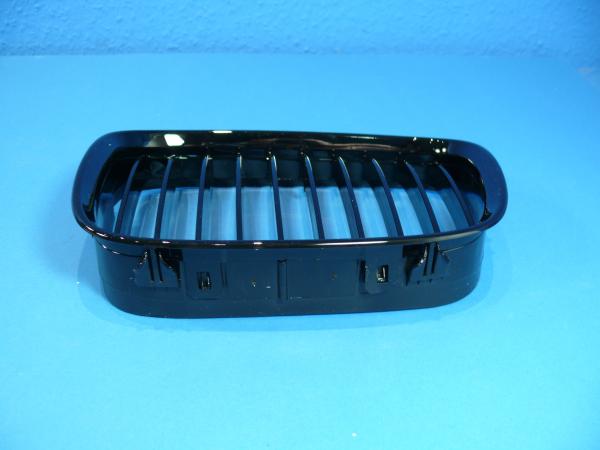 Shadow-Line Niere schwarz GLÄNZEND passend für BMW 5er E39 Bj. 95-03