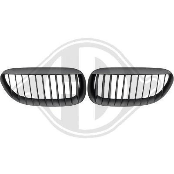Shadow-Line Niere matt black fit for BMW 6er E63 / E64