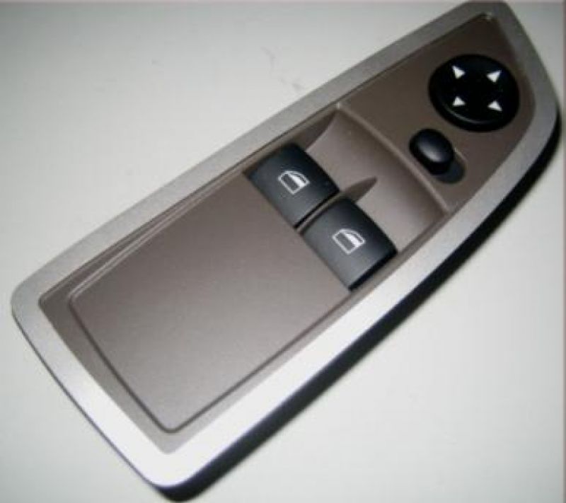 Surround Window Switches 2pcs. Stainless Steel matted BMW E92