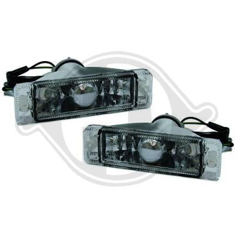 Blinker klar chrom mit Standlichtfunktion passend für VW Golf 1 alle
