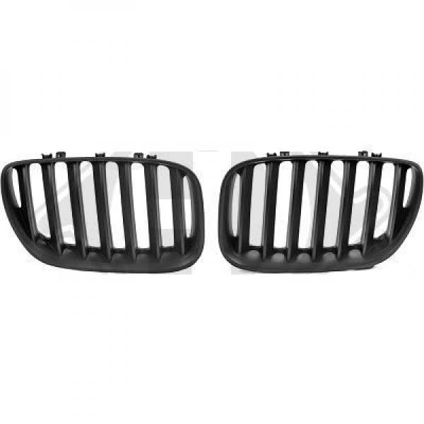 Shadow-Line Kidney black matted fit for BMW X5 E53 Bj. 11/03 - 01/07