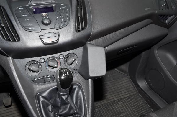 KUDA Telefonkonsole passend für Ford Transit Connect ab 12/2013 + ab 2018 Leder schwarz