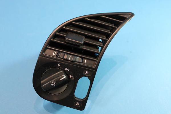 Front fresh air grille left + Light Switch BMW 3er E36 Sedan / Convertible / Coupé / Touring