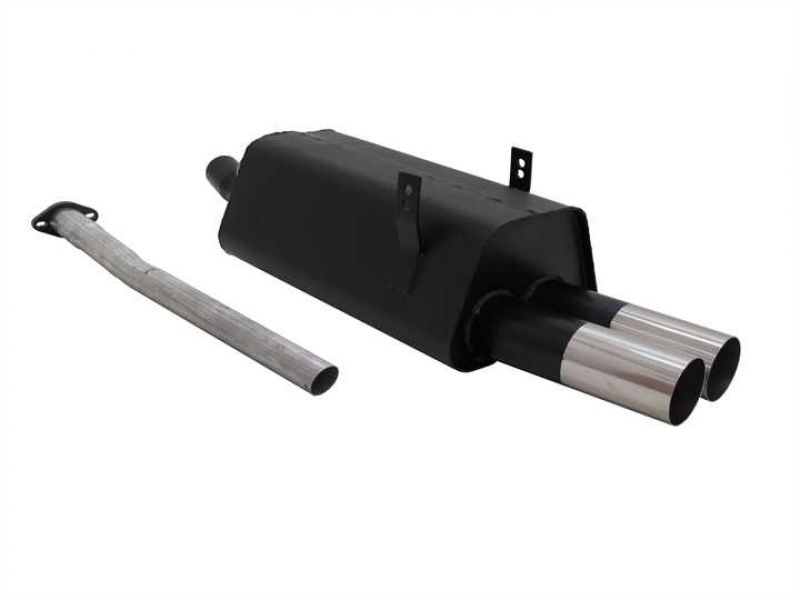 NOVUS Sportauspuff 2x76mm passend für BMW 3er E36 320i/323i RL-Design