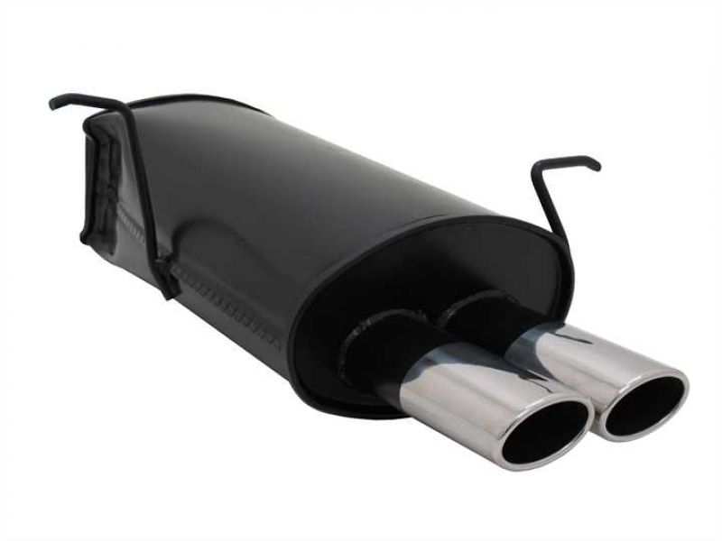 NOVUS Sportauspuff passend für BMW 3er E46 316i/318i/320i/323i/328i 2x85x58 AM-Design