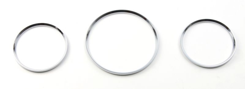 Gauges Chrome Rings (3 pcs) Mercedes W202 1994 bis 1995