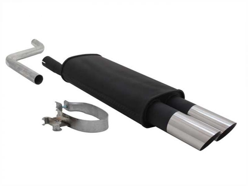 NOVUS SPORT EXHAUST VW POLO 2/3 86C Group N 2x76mm MS Design