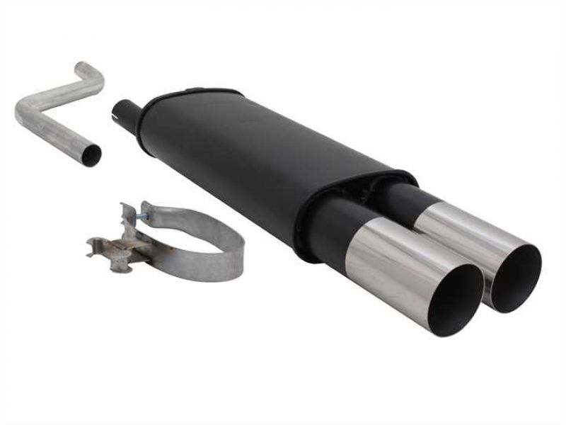NOVUS SPORT EXHAUST VW POLO 2/3 86C Group N 2x90mm RL Design