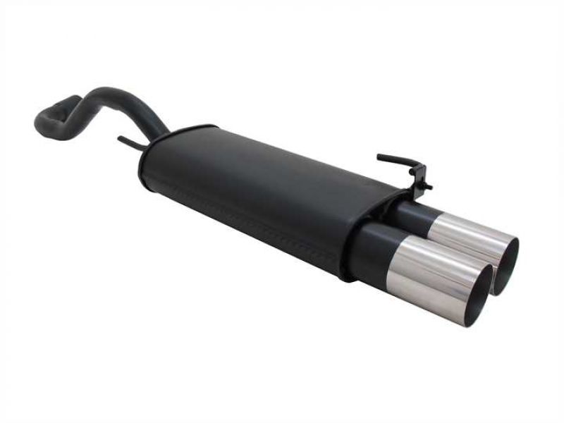 NOVUS SPORT EXHAUST VW POLO 4 6N/6N2 GRUPPE N 2x90 RL-Design