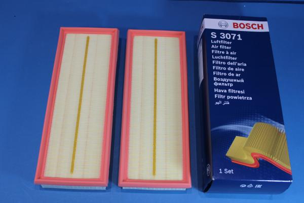 BOSCH Luftfilter passend für Mercedes W202 / W203 / W204 / W209 / W219 / W212 / W207 / W211 / W463 / X204 / W164 / W251 / W220 / W221 / C215 / C216 / R129 / R230 / R171