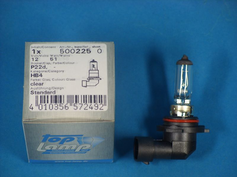Lamp 12V HB4 51W P22d