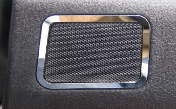 Blende Türlautsprecher hinten poliert (2er Set) passend für BMW 5er E39 Limousine / Touring