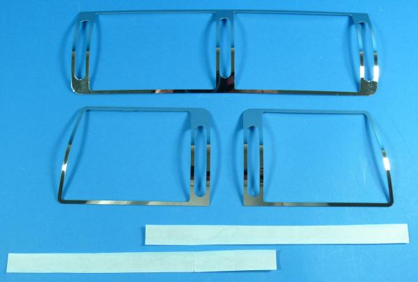Surround central air vent chrome (3pcs) fit for BMW 3er E46 all