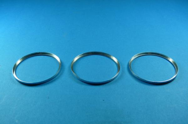Ringe für Klimabedienung verchromt 3tlg passend für BMW 5er E60/E61 Limousine/Touring