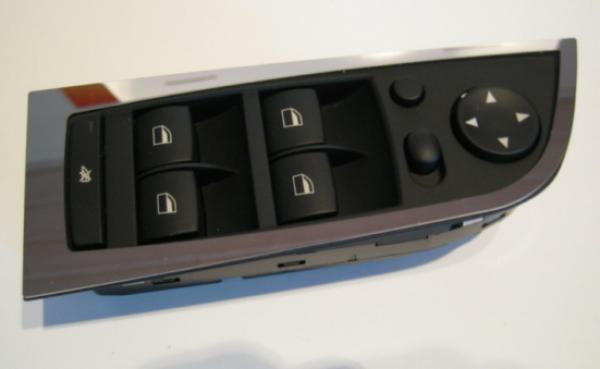 Surround Window Switches 2pcs. Stainless Steel polished fit for BMW E90 E91