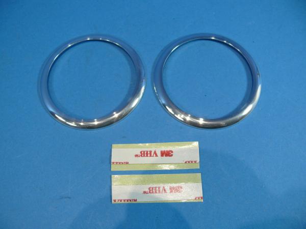 Rings for heater ventilation adjustment 2pcs. polished fit for BMW Z4