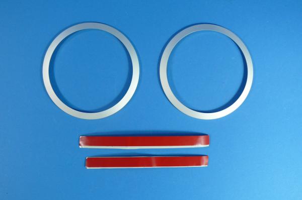 Ringe Türlautsprecher mattiert (2tlg) passend für BMW E90 E91
