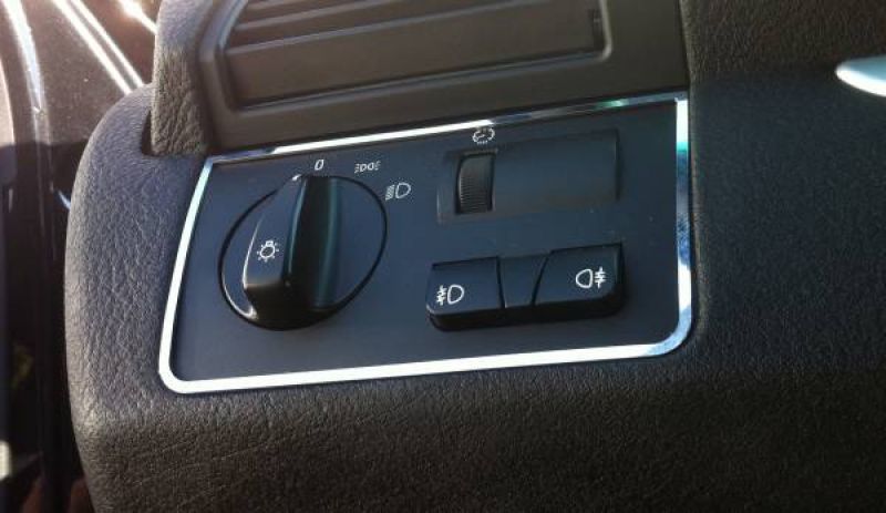Rahmen für Lichtschalter poliert passend für BMW X5 E53