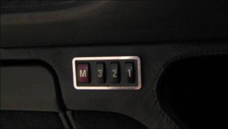 Frame for memory-switch polished fit for BMW 5er E39 Sedan / Touring